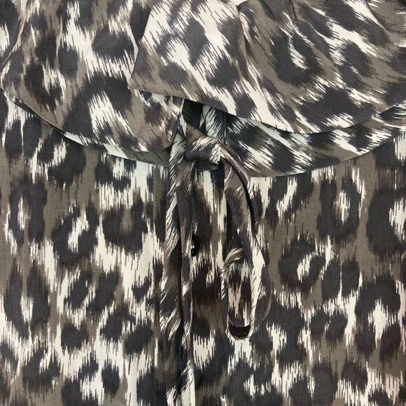 Kate Spade ♠️ silk bow tied neck blouse - Picture 3 of 15